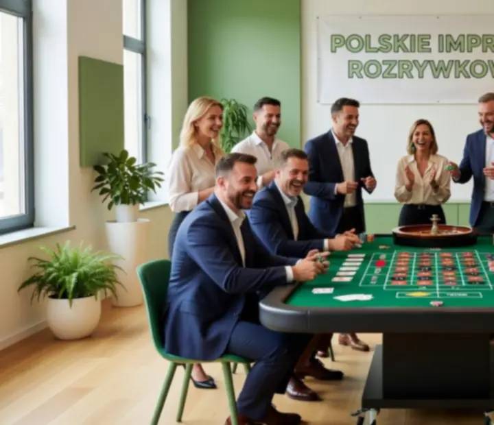 Strefa mobilnych gier stołowych przygotowana na event firmowy
